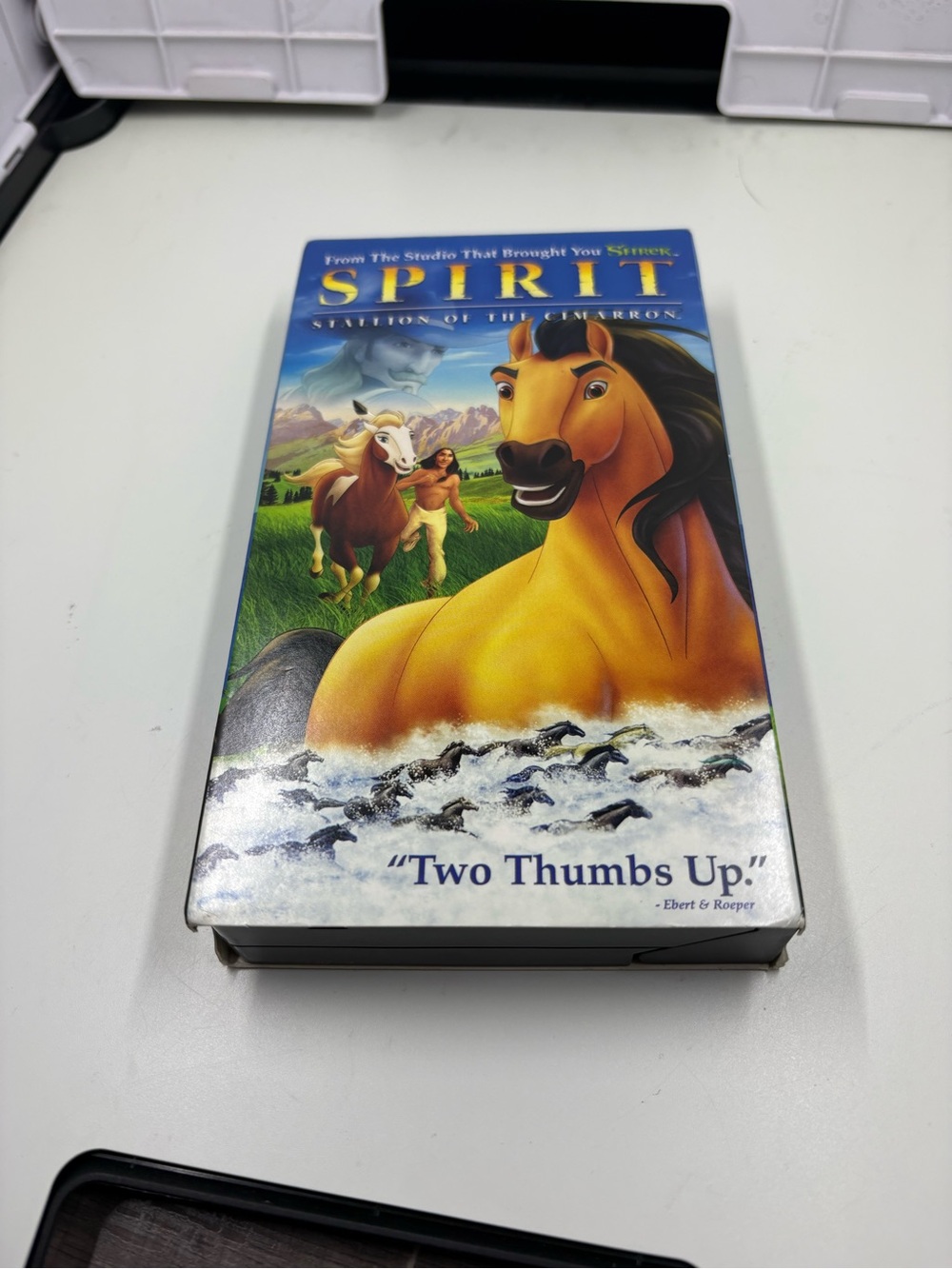 Spirit: Stallion of the Cimarron VHS - Yellow Horse Cover